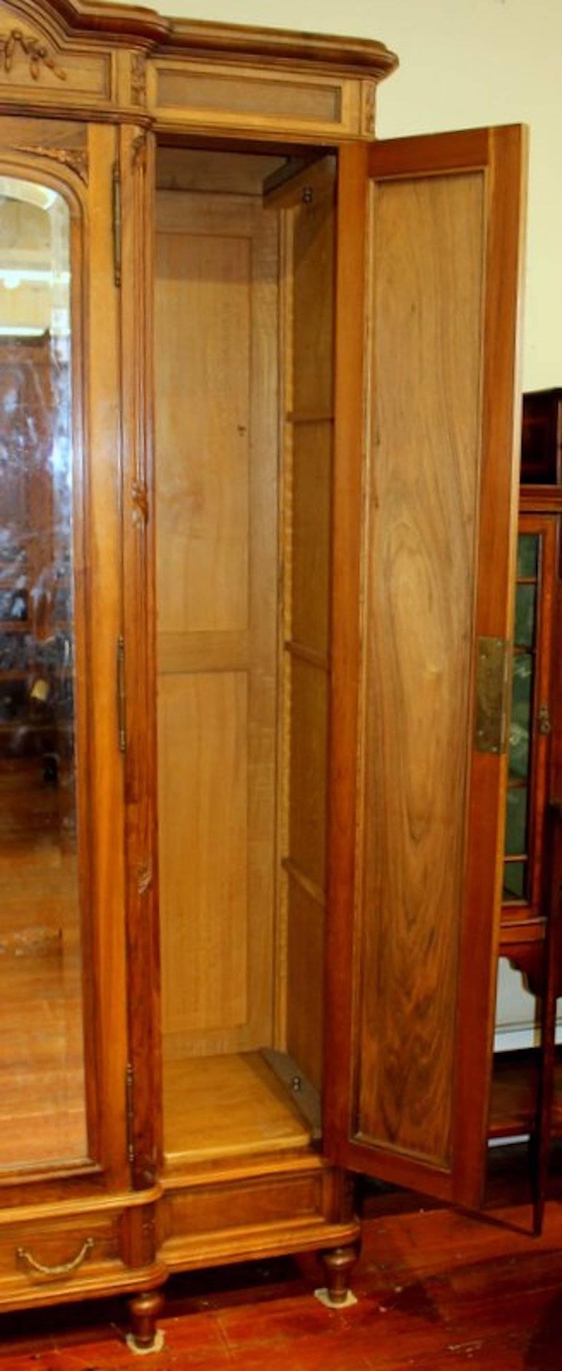 hand carved wardrobe