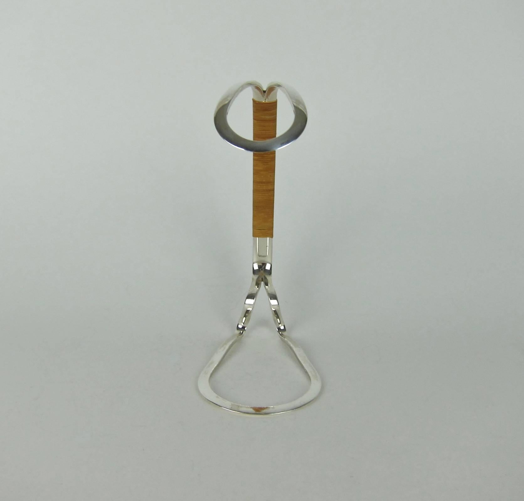 Mid-Century Wine Bottle Holder from Eisenberg Lozano of New York In Good Condition In Los Angeles, CA