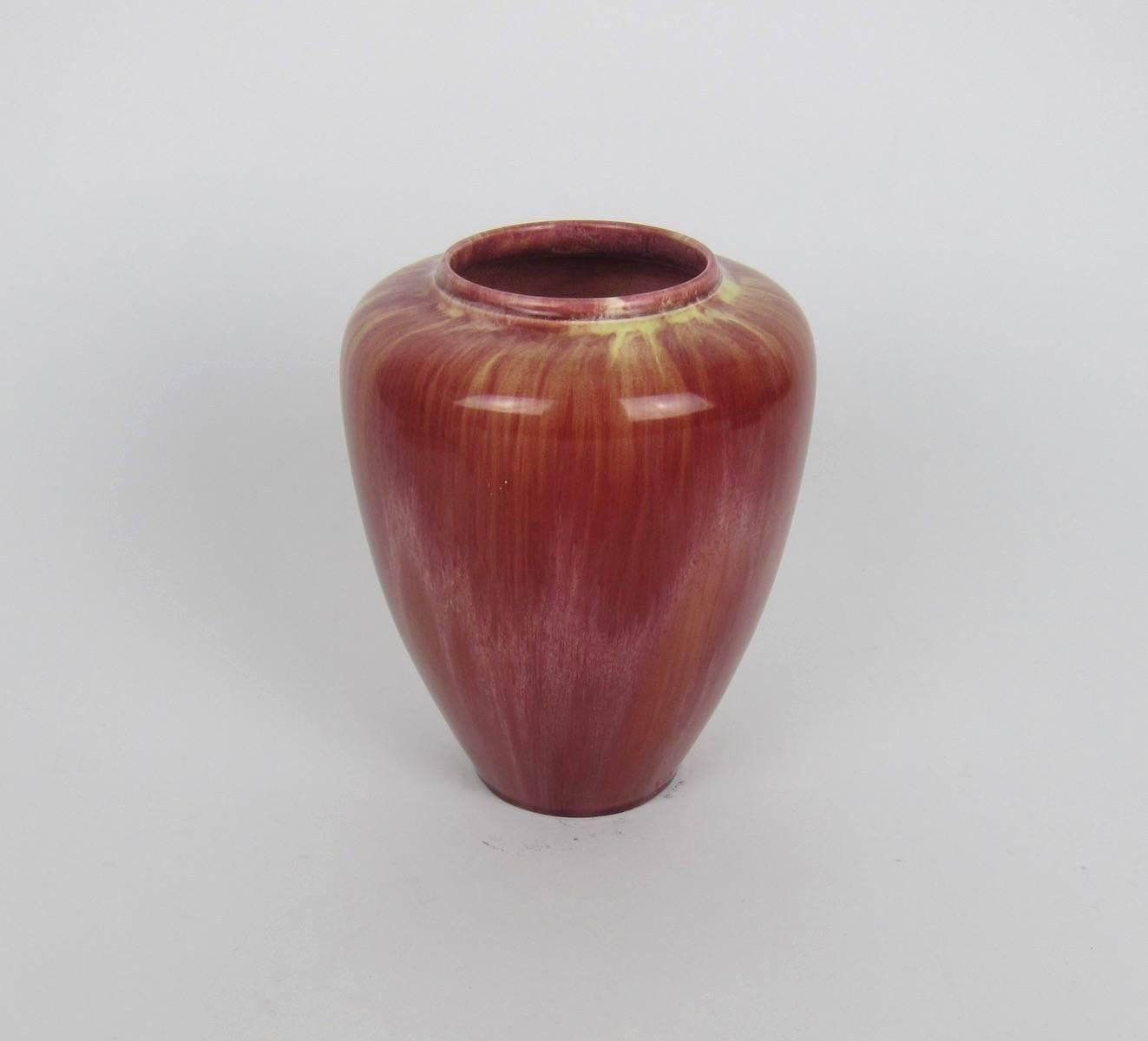 Earthenware Antique English Pilkington Art Pottery Vase Marked 1907