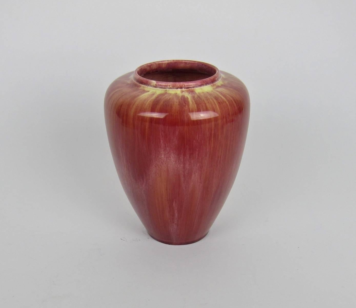 20th Century Antique English Pilkington Art Pottery Vase Marked 1907