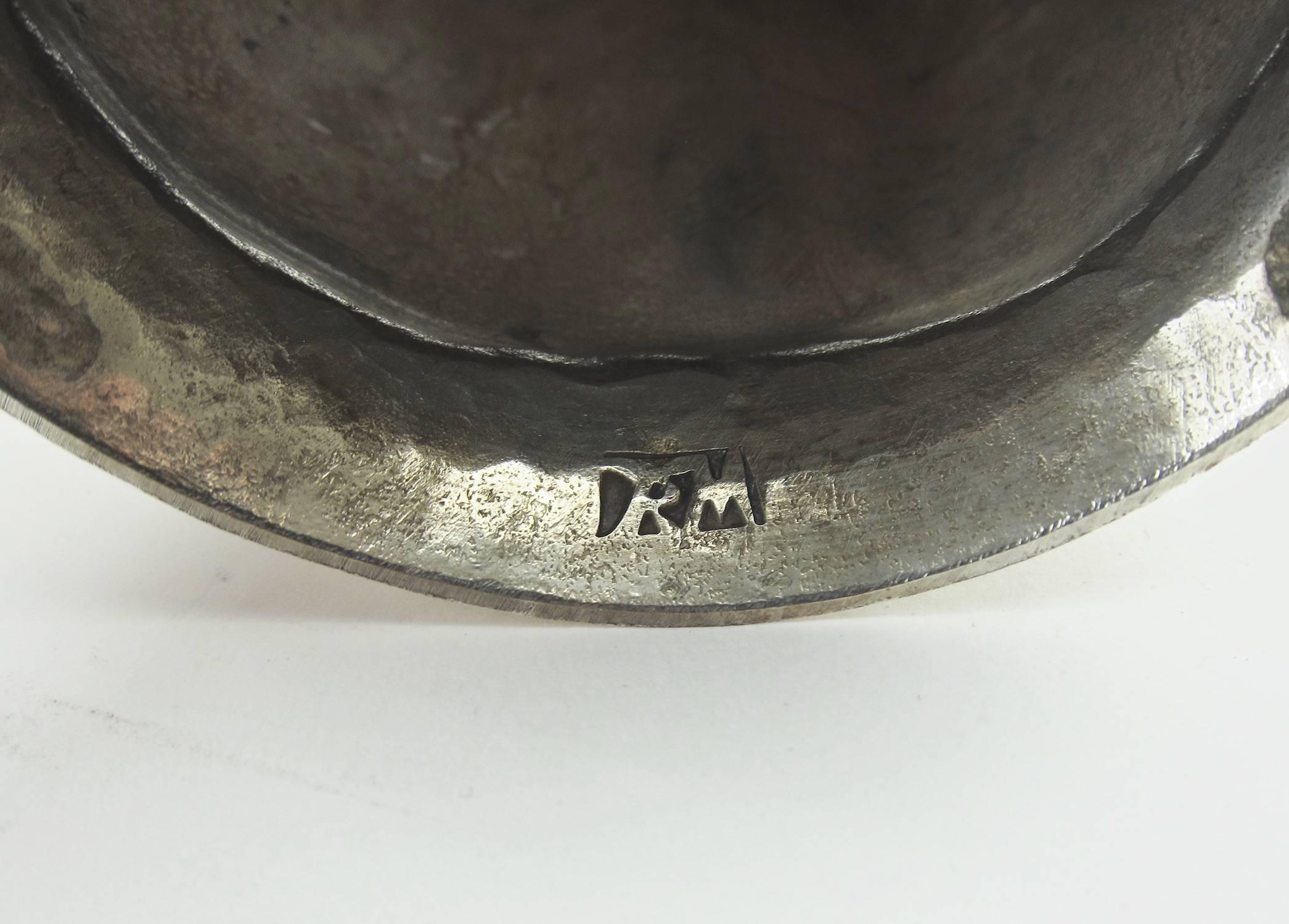 Large Thomas Markusen Vintage Silvered Candleholder (Versilbert)