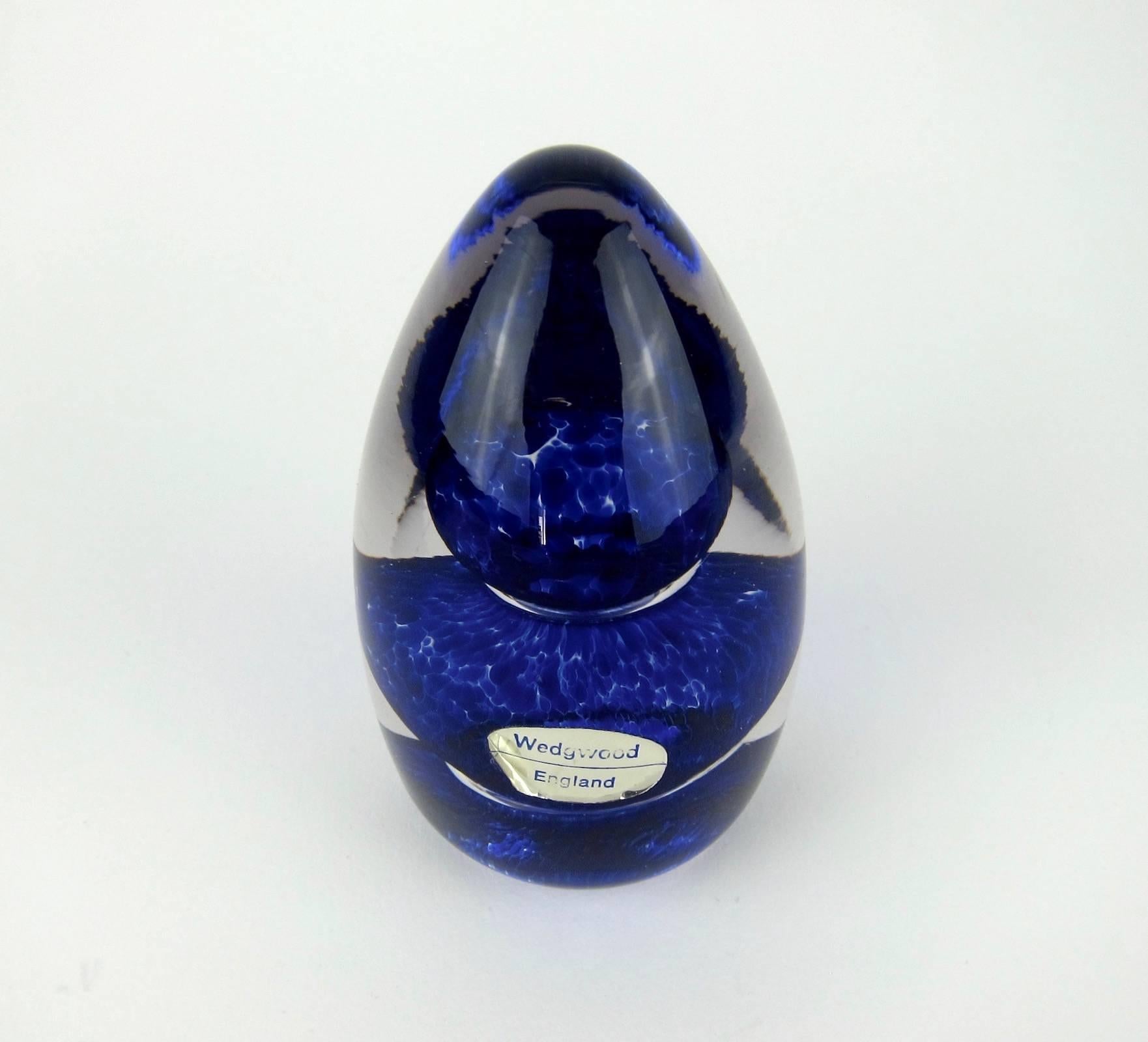 wedgwood glass paperweight