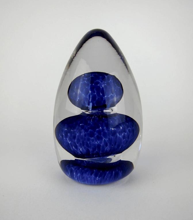 Vintage Wedgwood Art Glass Paperweight by Ronald at 1stDibs