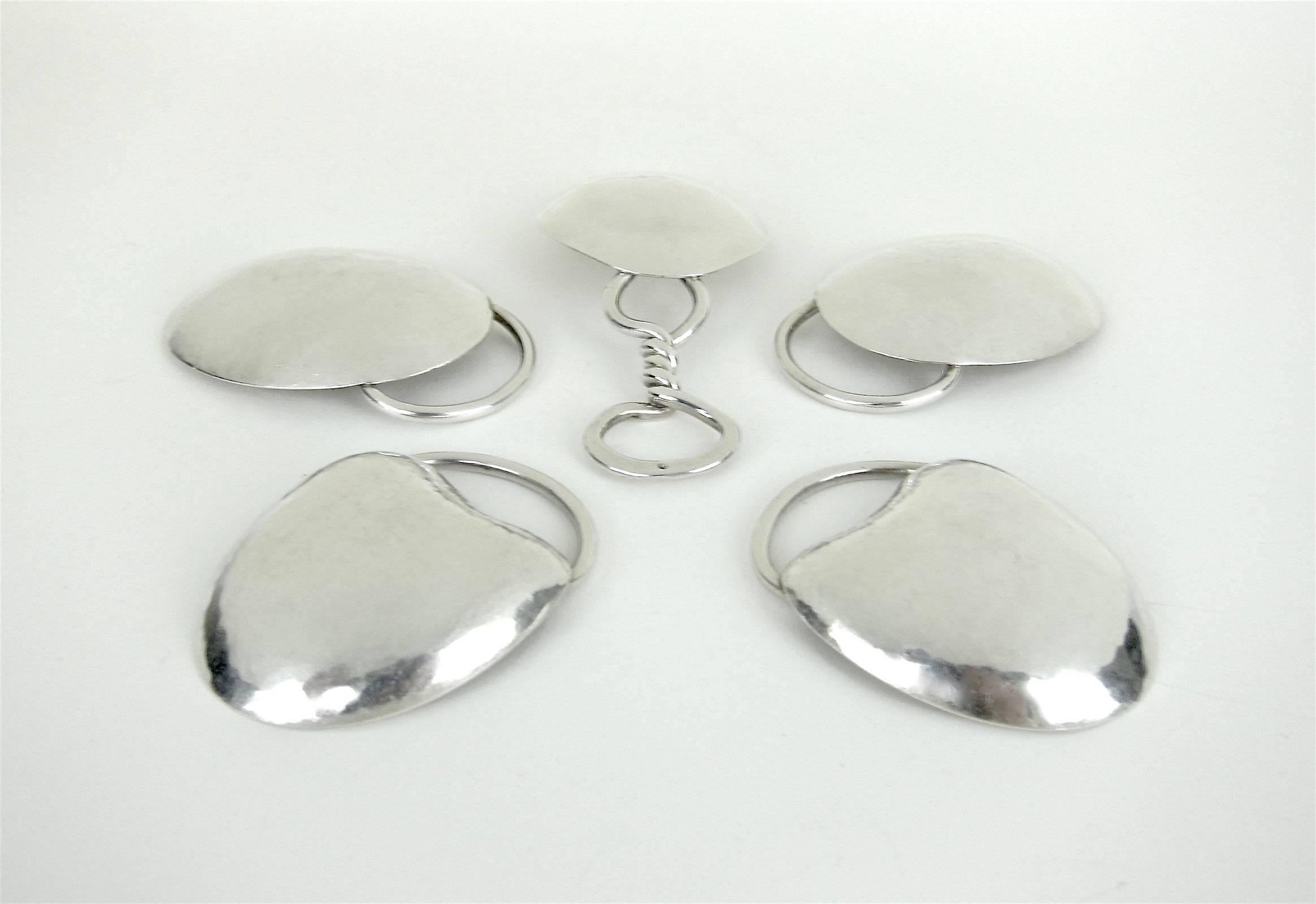 American Arts & Crafts Silver Spoons by Marie Zimmermann For Sale
