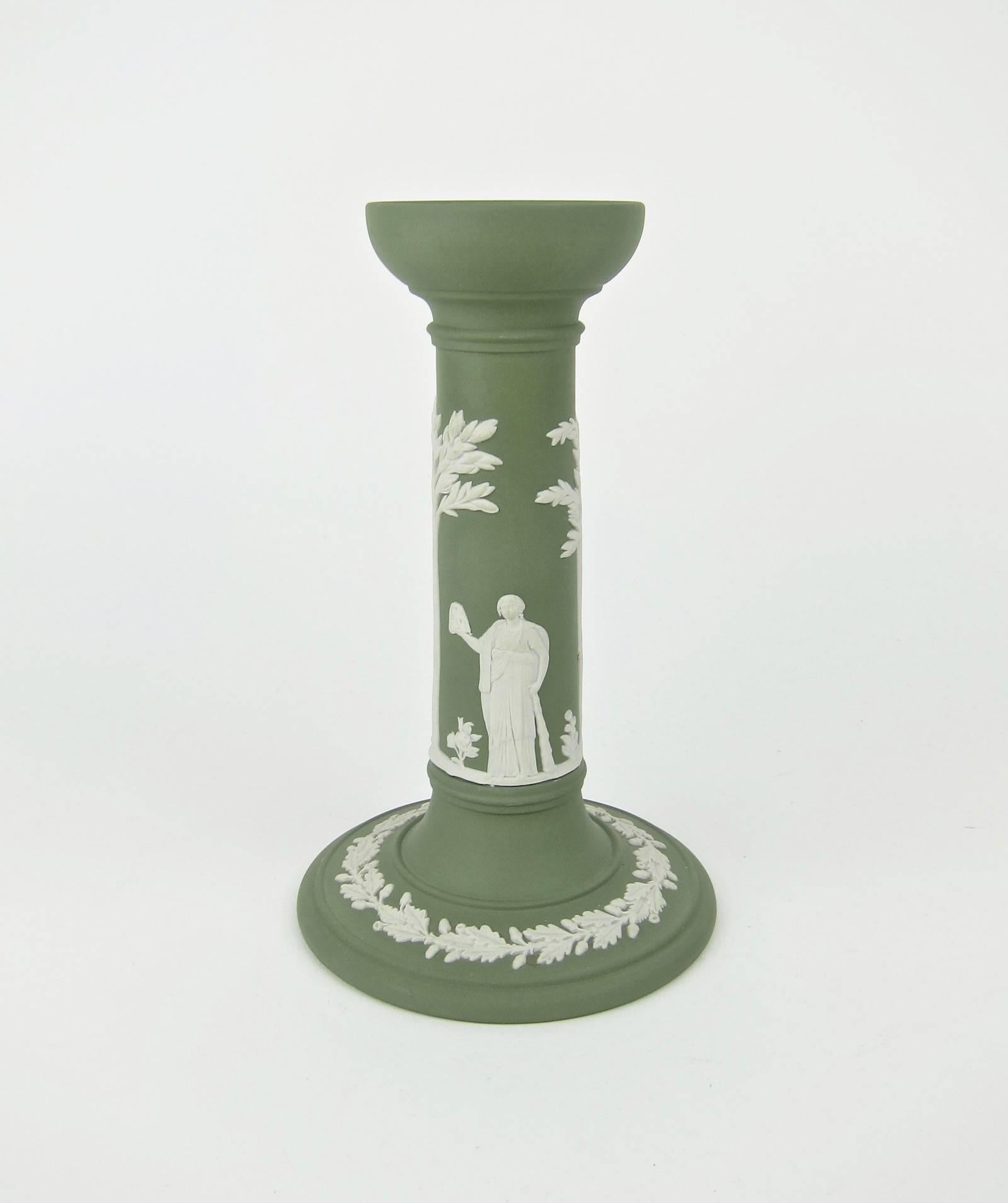 solid green candlestick