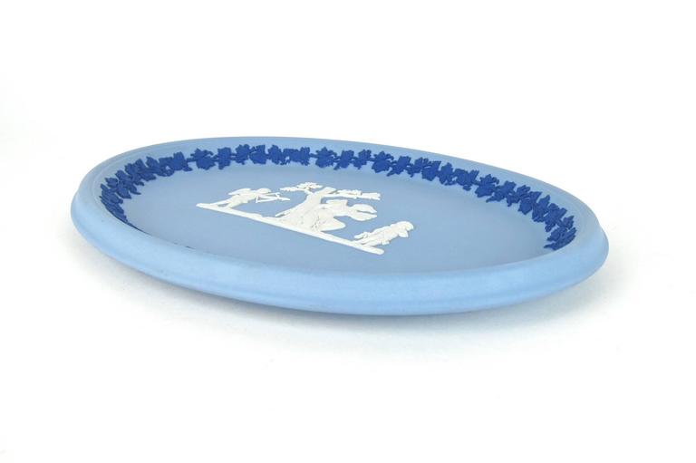 Wedgwood TriColor Jasper Ware Oval Tray For Sale at 1stdibs