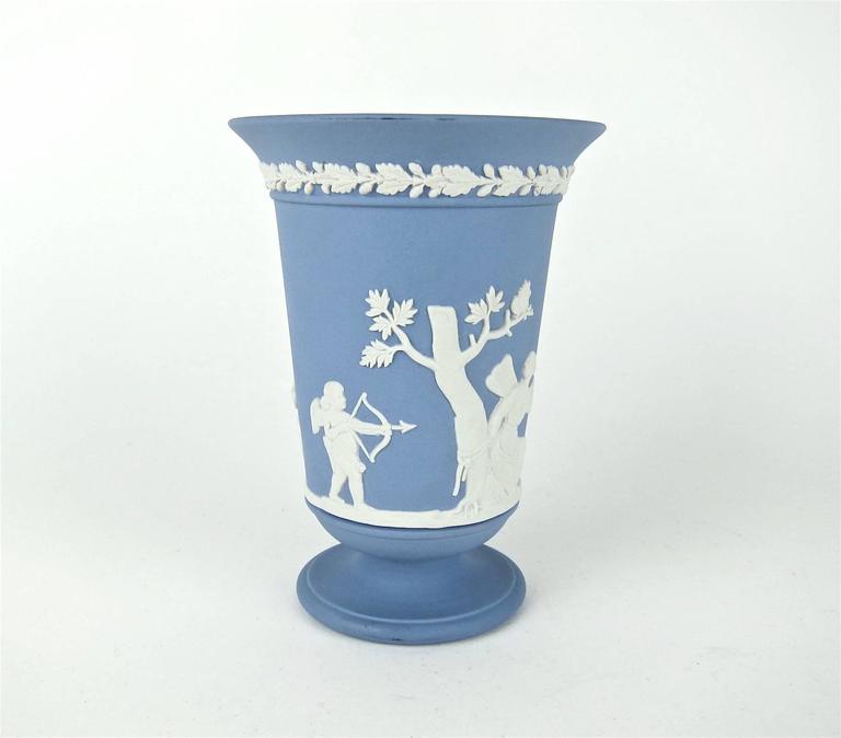 Vintage Wedgwood Vase And Candlestick Pair In The Neoclassical