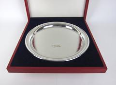 Vintage Cartier Pewter Tray with Original Fitted Box