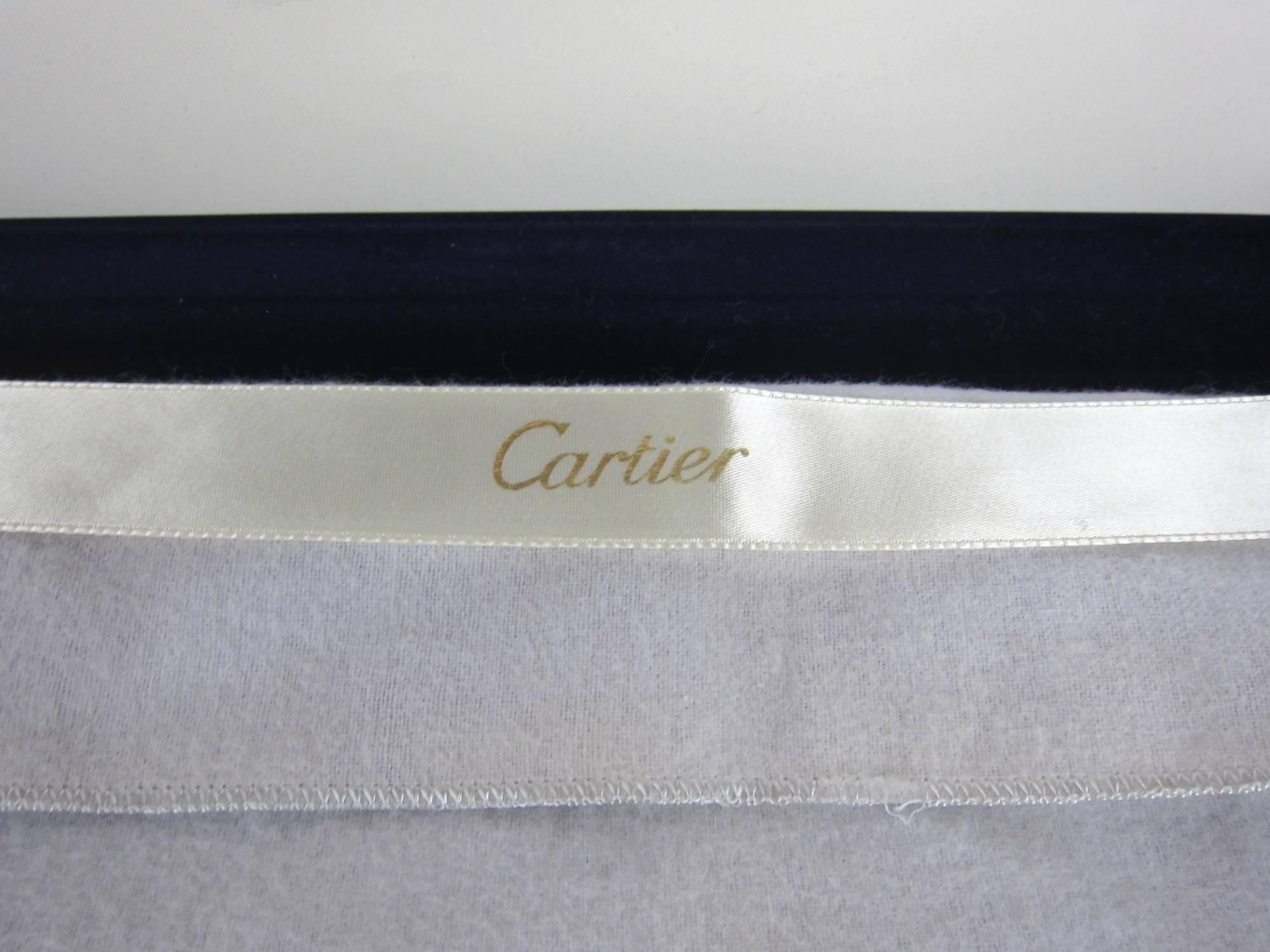 French Vintage Cartier Pewter Tray with Original Fitted Box