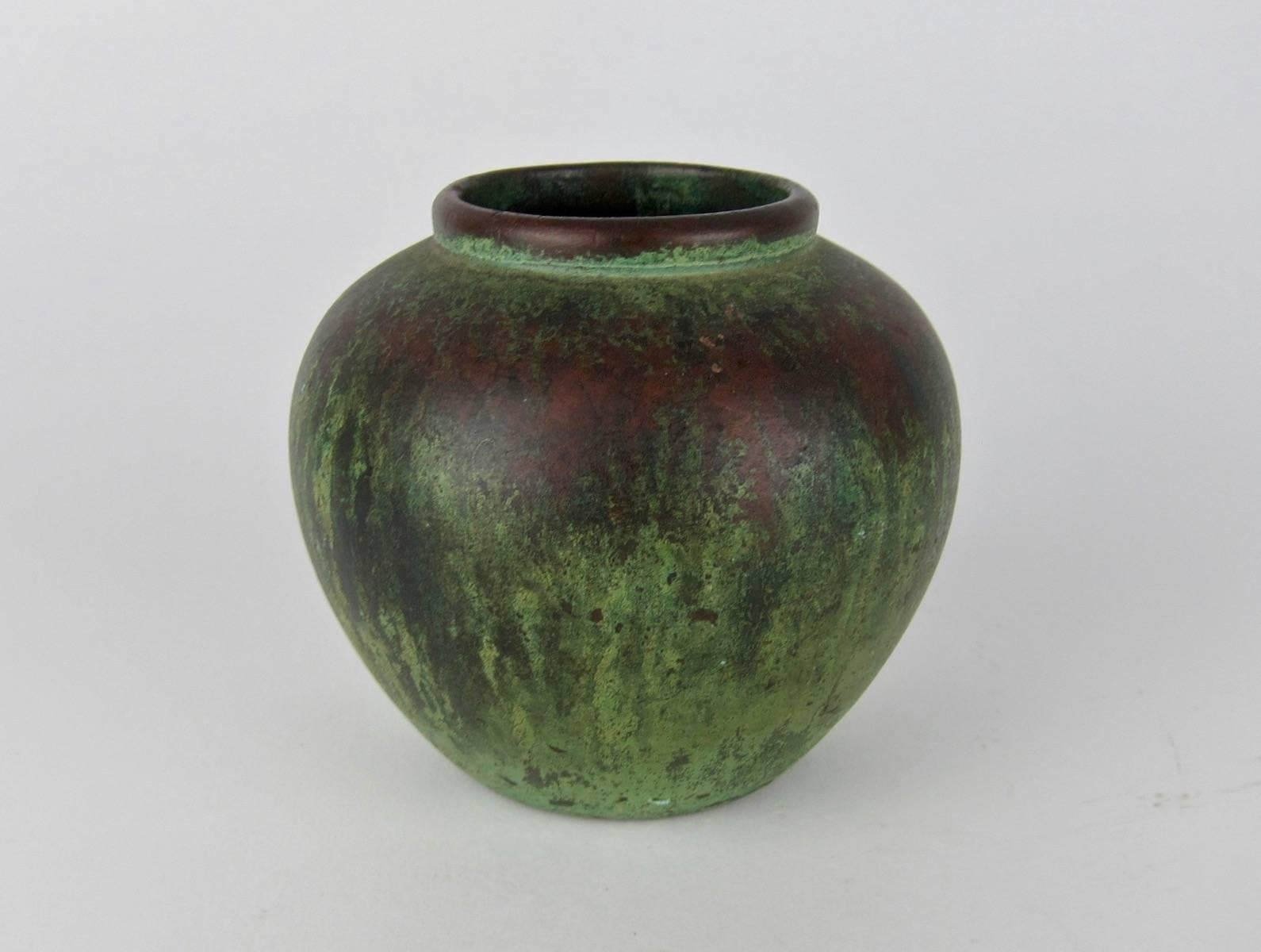 American Charles Walter Clewell Copper Clad Art Pottery Vase