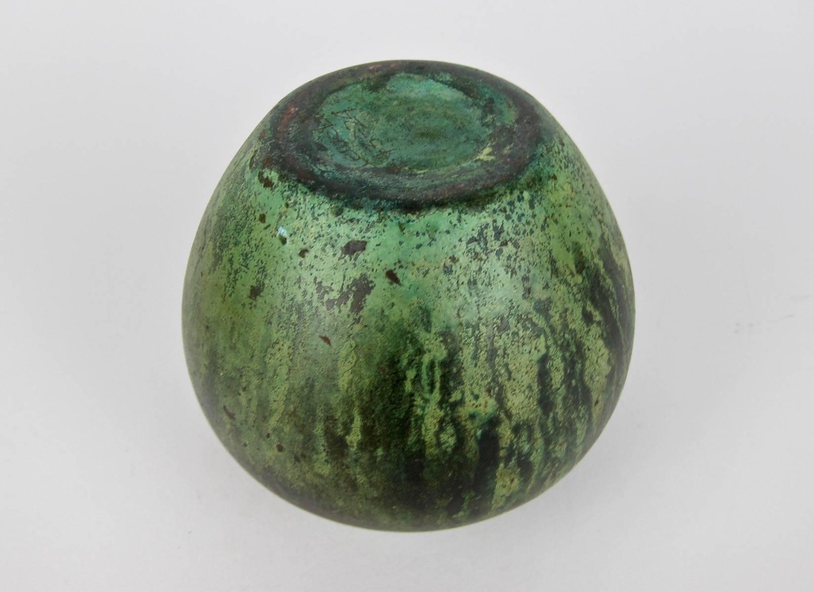 Charles Walter Clewell Copper Clad Art Pottery Vase 2