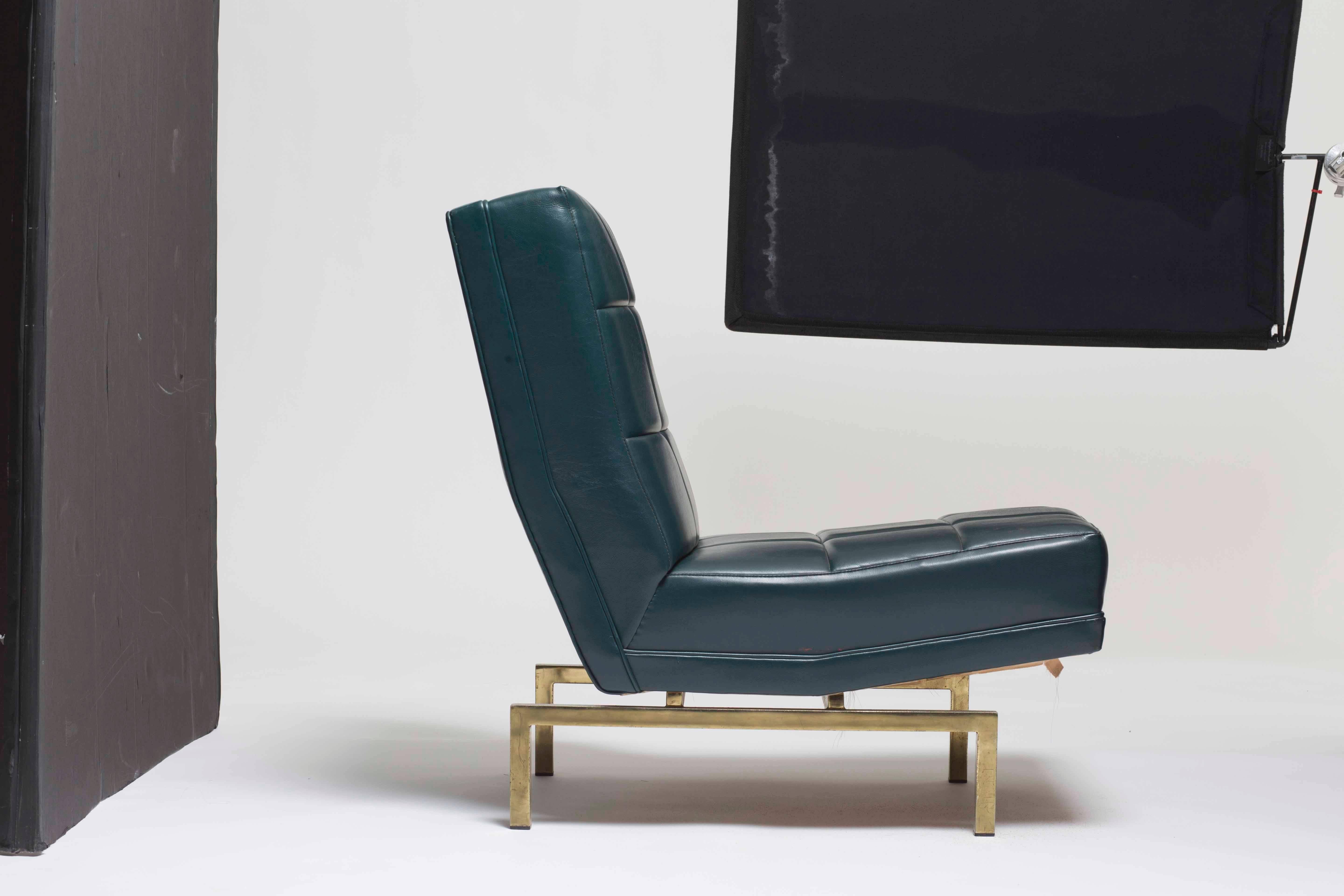 French Mid-Century Louis Paolozzi Lounge Chairs