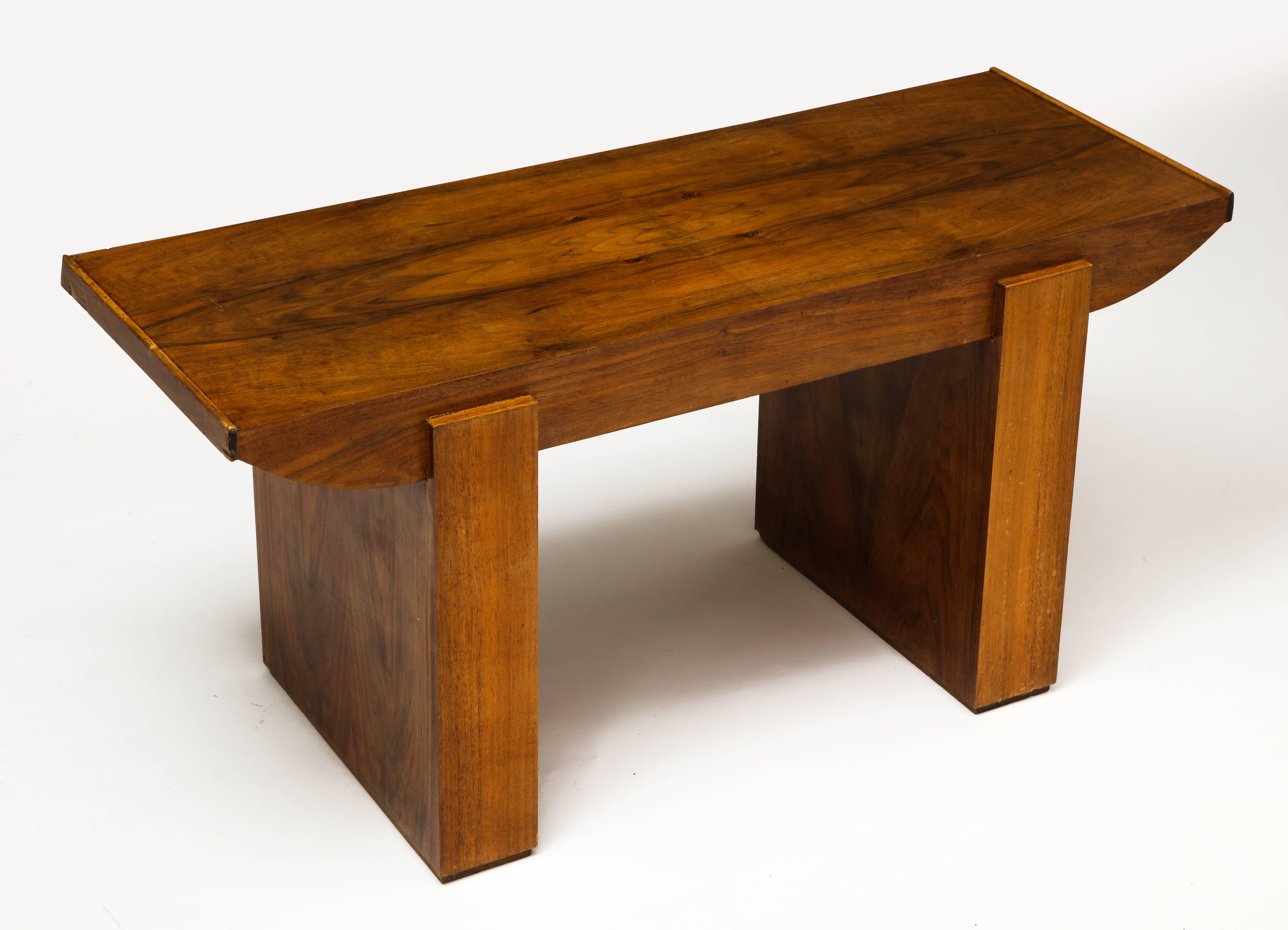 Dominique Attributed Deco Walnut Bench or Table Modernist 1930 Mid Century France

Dimensions:

Length 41 inches, height 19.5 inches, width 15 inches

BGC 11.

Dominique - André Domin (1883-1962) and Marcel Genevrière (1885-1967),
France,