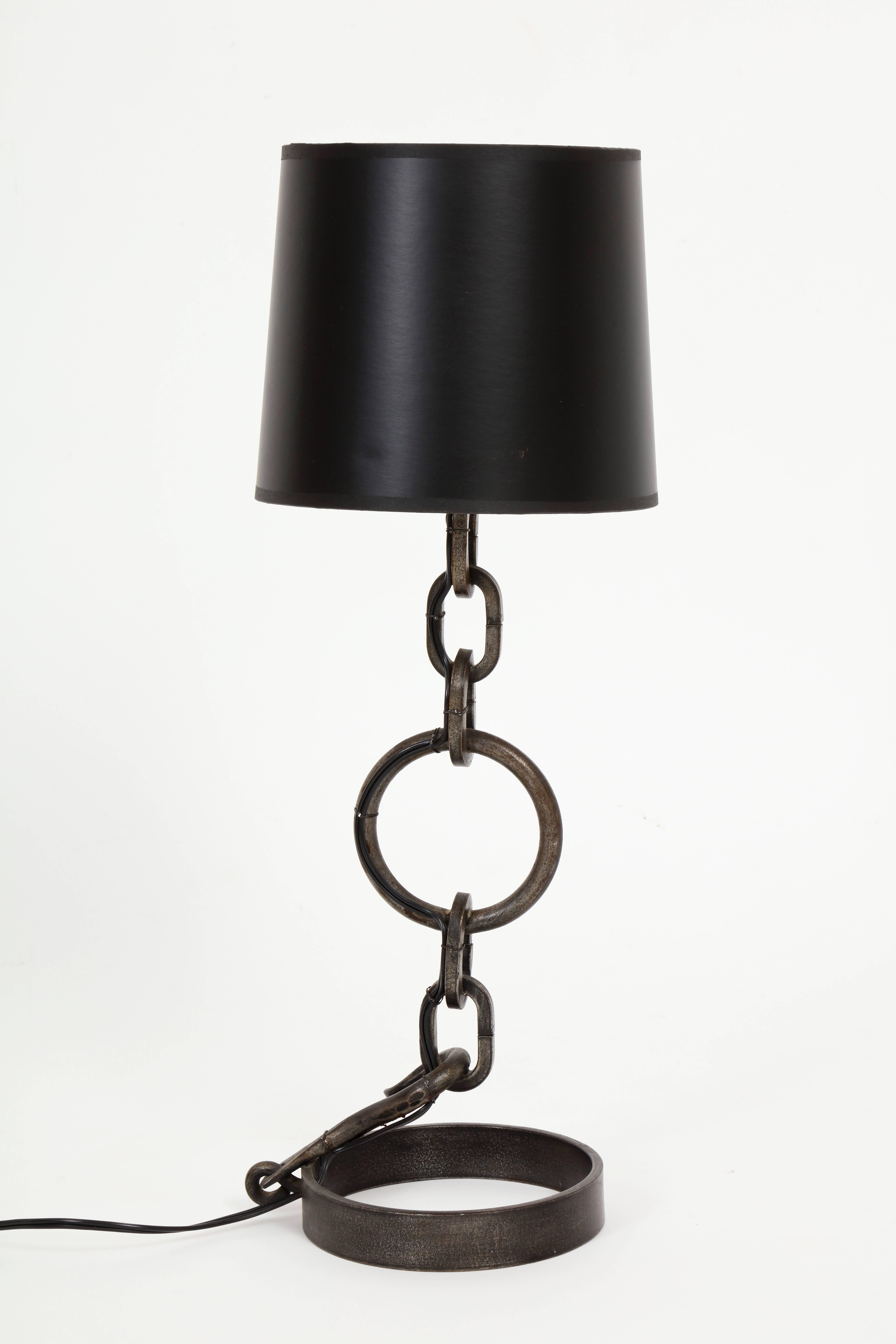 Modern Chain Link Lamp in the Manner of Franz West, 1970, France
