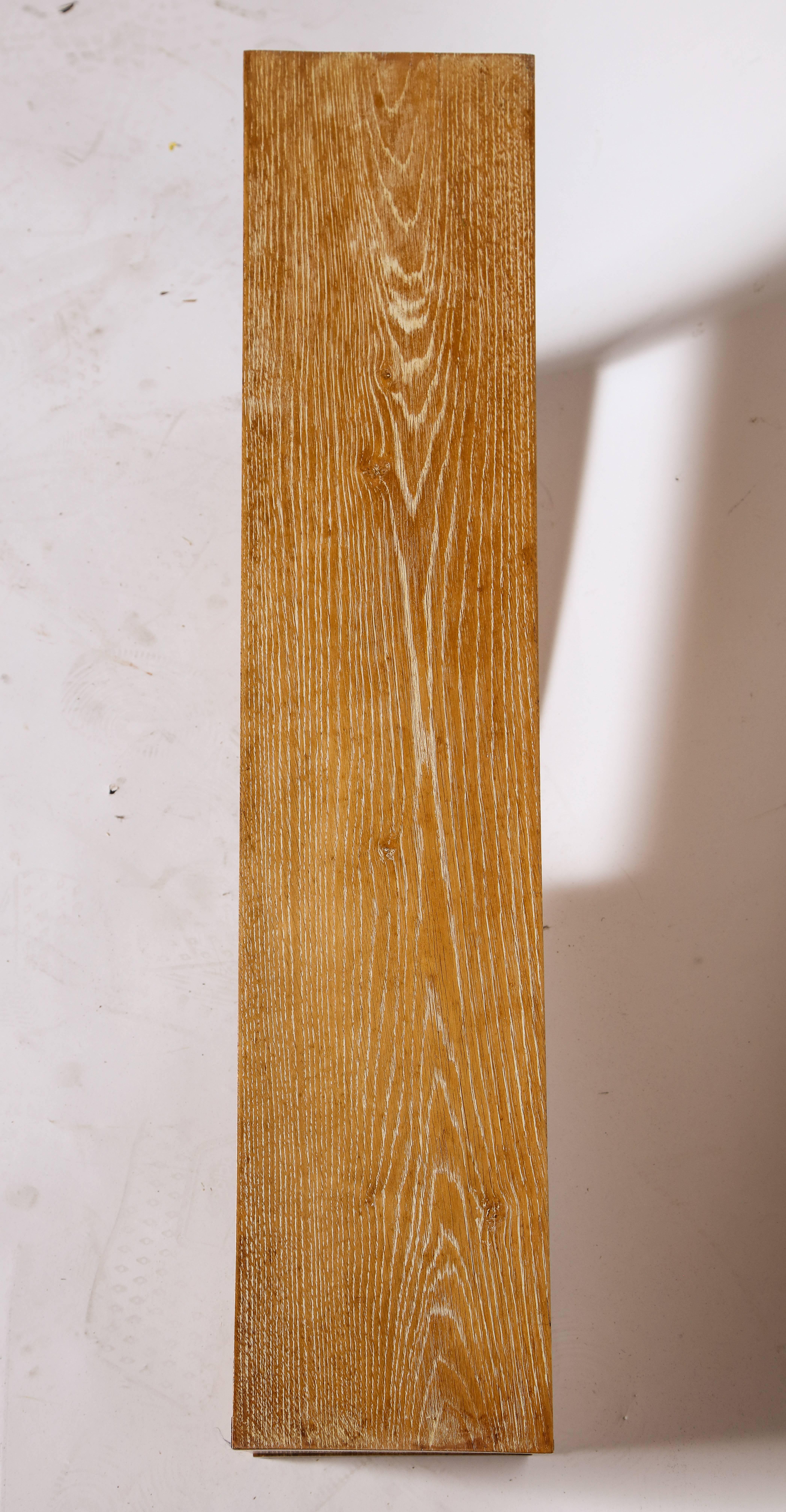 Par Modernista Gouffe Estantería de Pared de Roble Cerámico Deco, Años 30, Francia Francés en venta