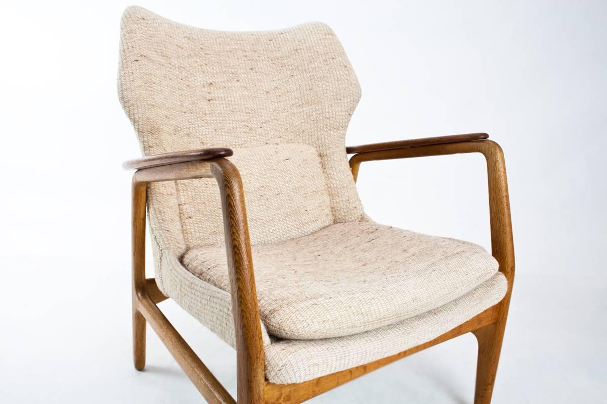 Dutch Aksel Bender Madsen Bovenkamp Wingback Lounge Chair, 1960s