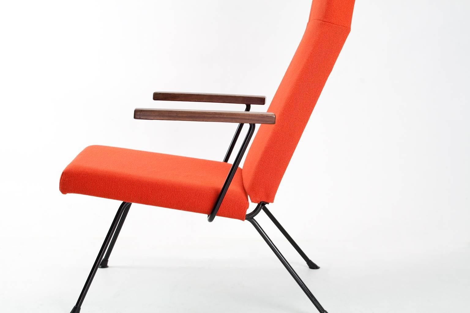 Woven A.R.Cordemeyer Original 1410 Lounge Chair for Gispen, 1959, New Upholstered