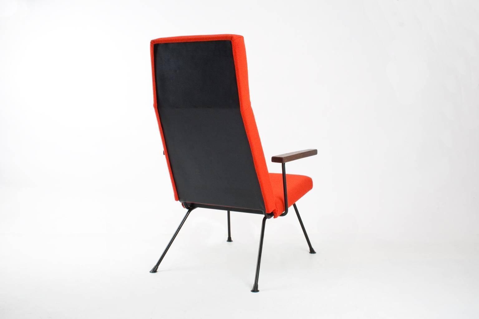 Mid-Century Modern A.R.Cordemeyer Original 1410 Lounge Chair for Gispen, 1959, New Upholstered