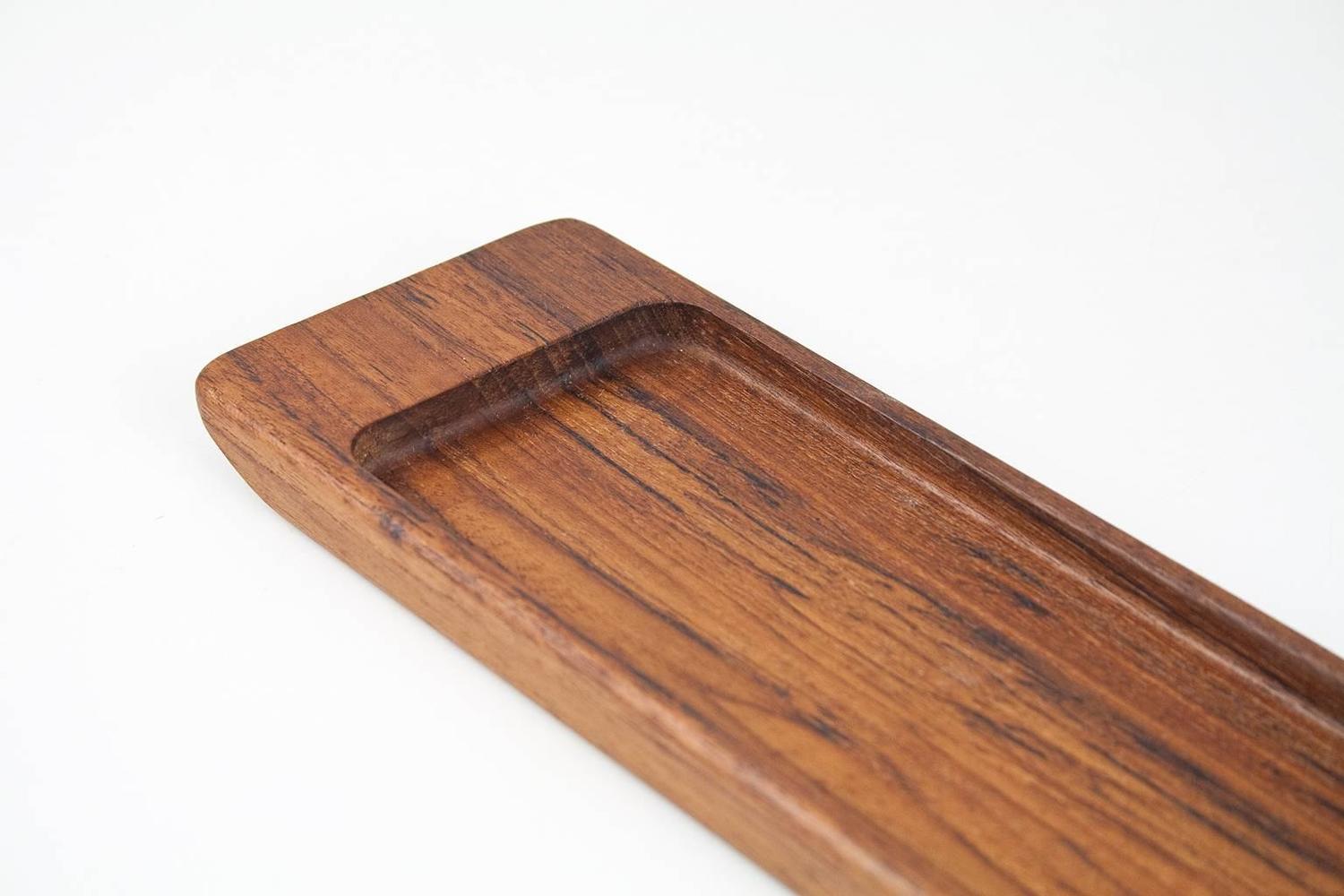 1960s Danish Designed Solid Wooden Teak Desk Accessory Pen / Pencil