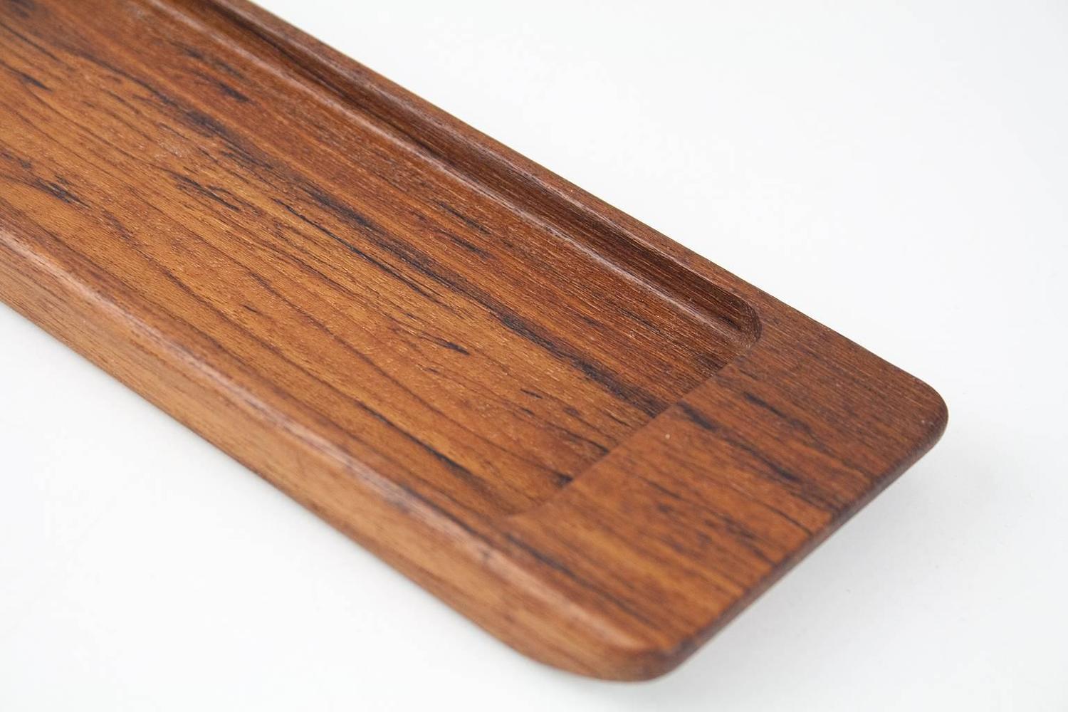 1960s Danish Designed Solid Wooden Teak Desk Accessory Pen / Pencil