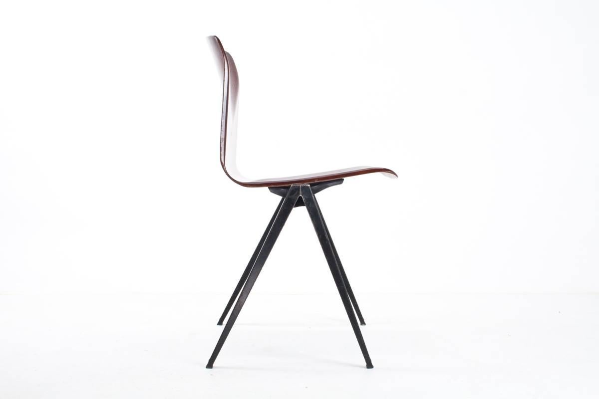 stock of1967 S22 School Chairs by Galvanitas, Dutch Industrial Design 1