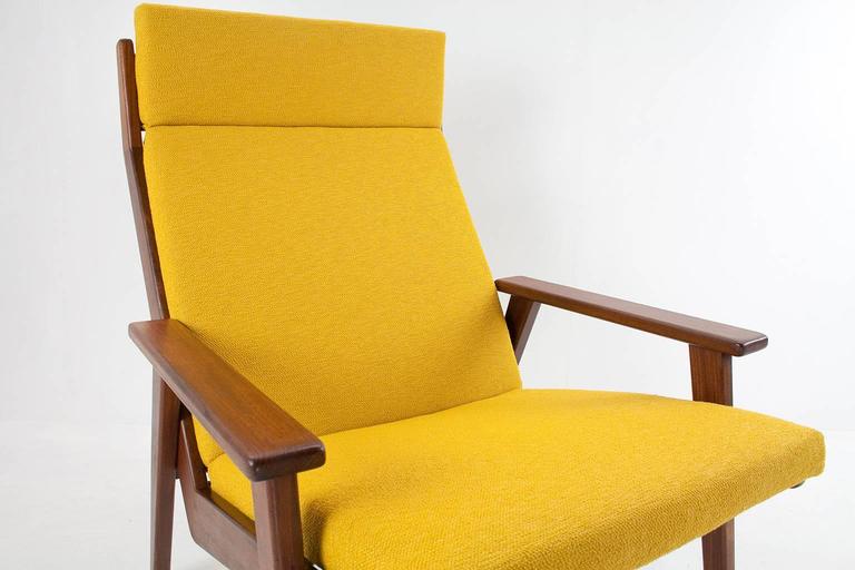 1950s Dutch Easy Chair by Rob Parry Model Lotus in Teak with New ...