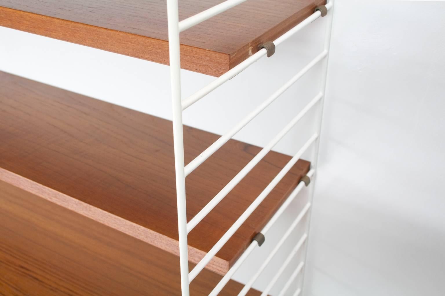 1960s Swedish Shelving System/Wall Unit by Nisse, Nils Strinning for String In Good Condition In Beek en Donk, NL