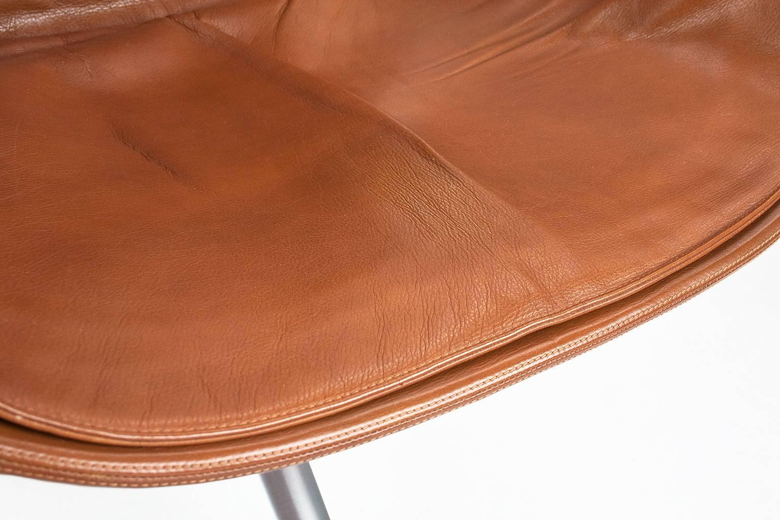 Mid-Century Modern Jørgen Kastholm & Preben Fabricius FK 6727 Lounge Chair for Walter Knoll