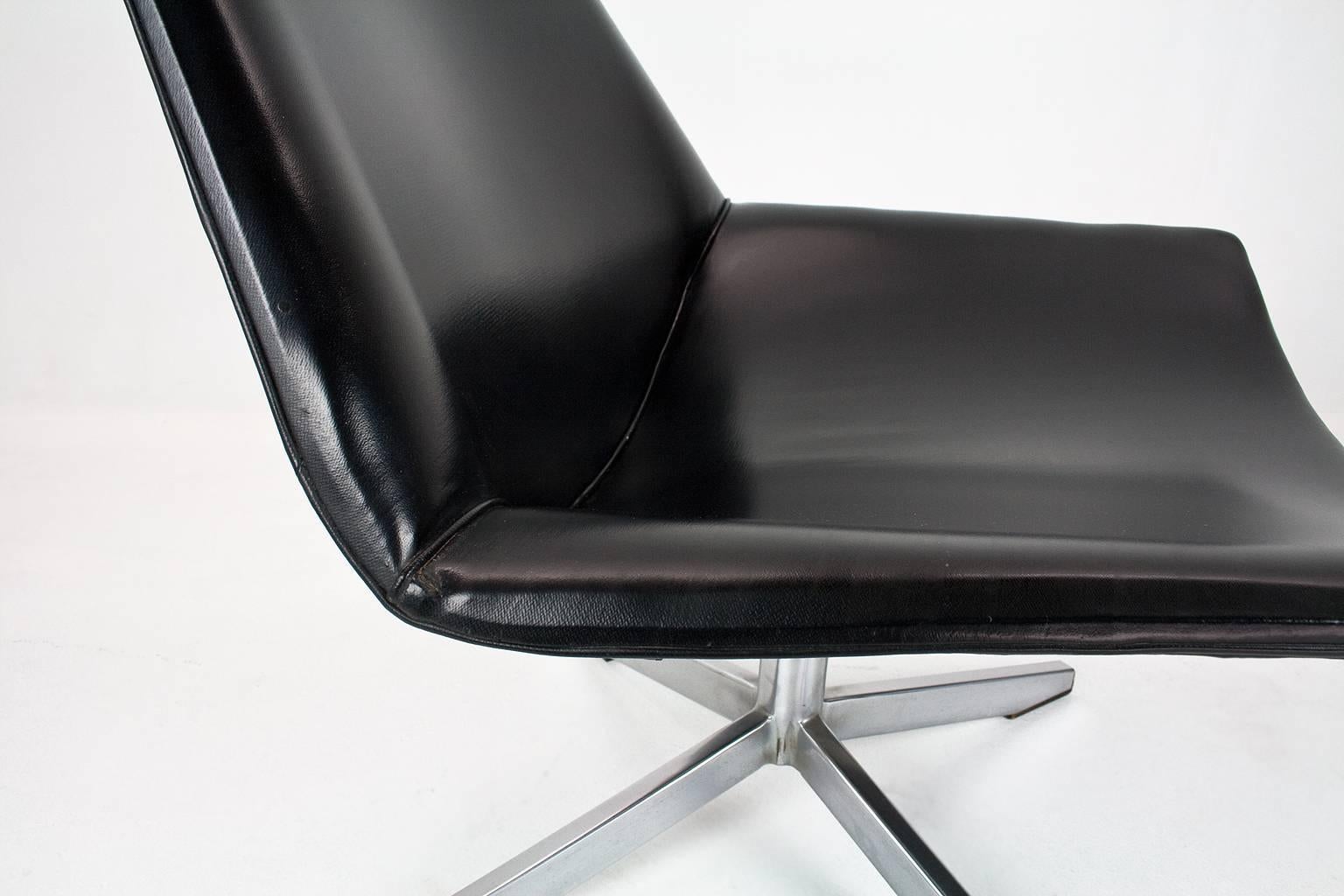 Mid-20th Century 1960 Dutch Very Rare Salomonson & Tempelman Swivel Lounge Chair for AP Originals