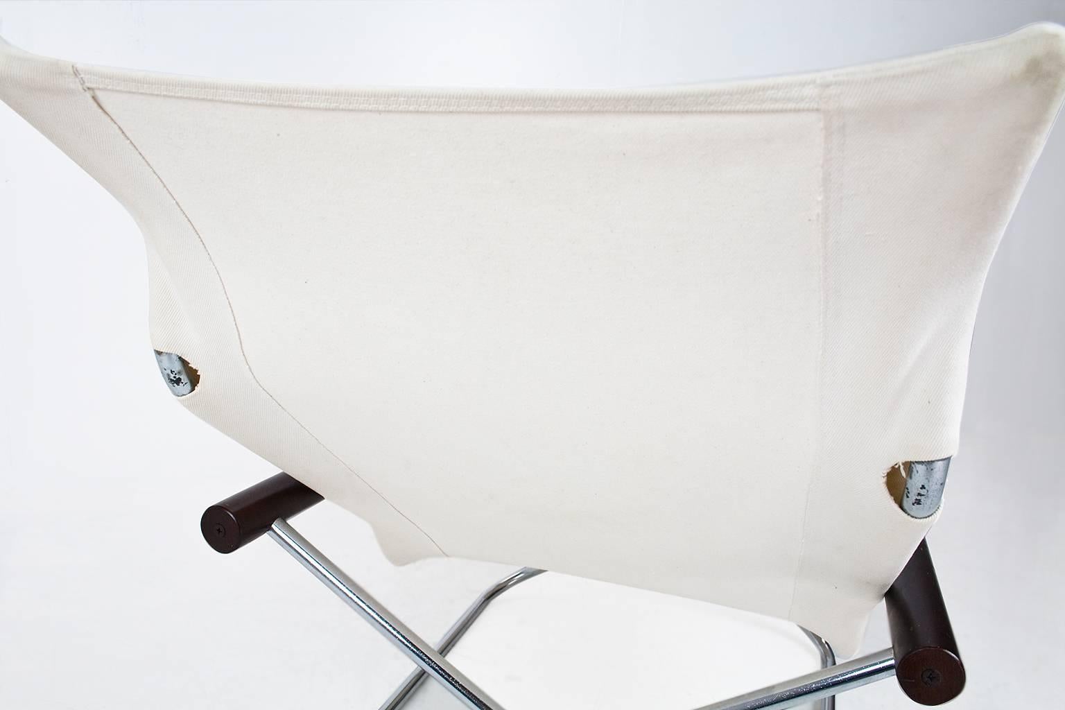 Mid-20th Century 1958, Takeshi Nii Chaise Lounge Folding Chair Model NY