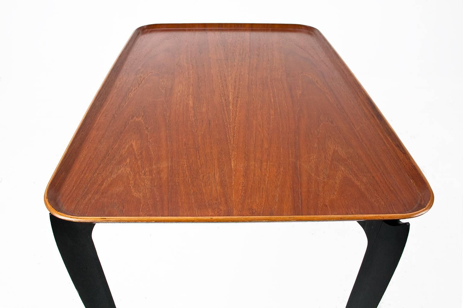 Mid-Century Modern Teak Side Table by Willumsen and Engholm for Fritz Hansen, 1950s, Danish Design