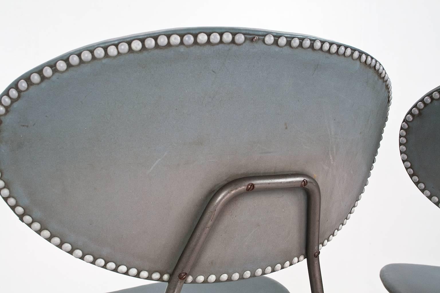 Metal Vintage Set of original Staatsmijnen chairs by Parry and Truijen For Sale