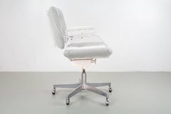 Lucite and chrome mid century Desk Swivel Chair by Hans Könecke for Tecta, 1950s