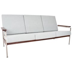 1950s, Dutch Mid-Century Modern Sofa by Rob Parry New Upholstered