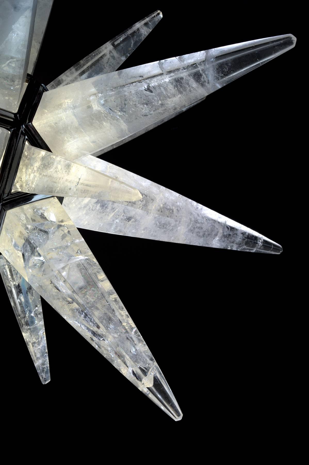 crystal star chandelier