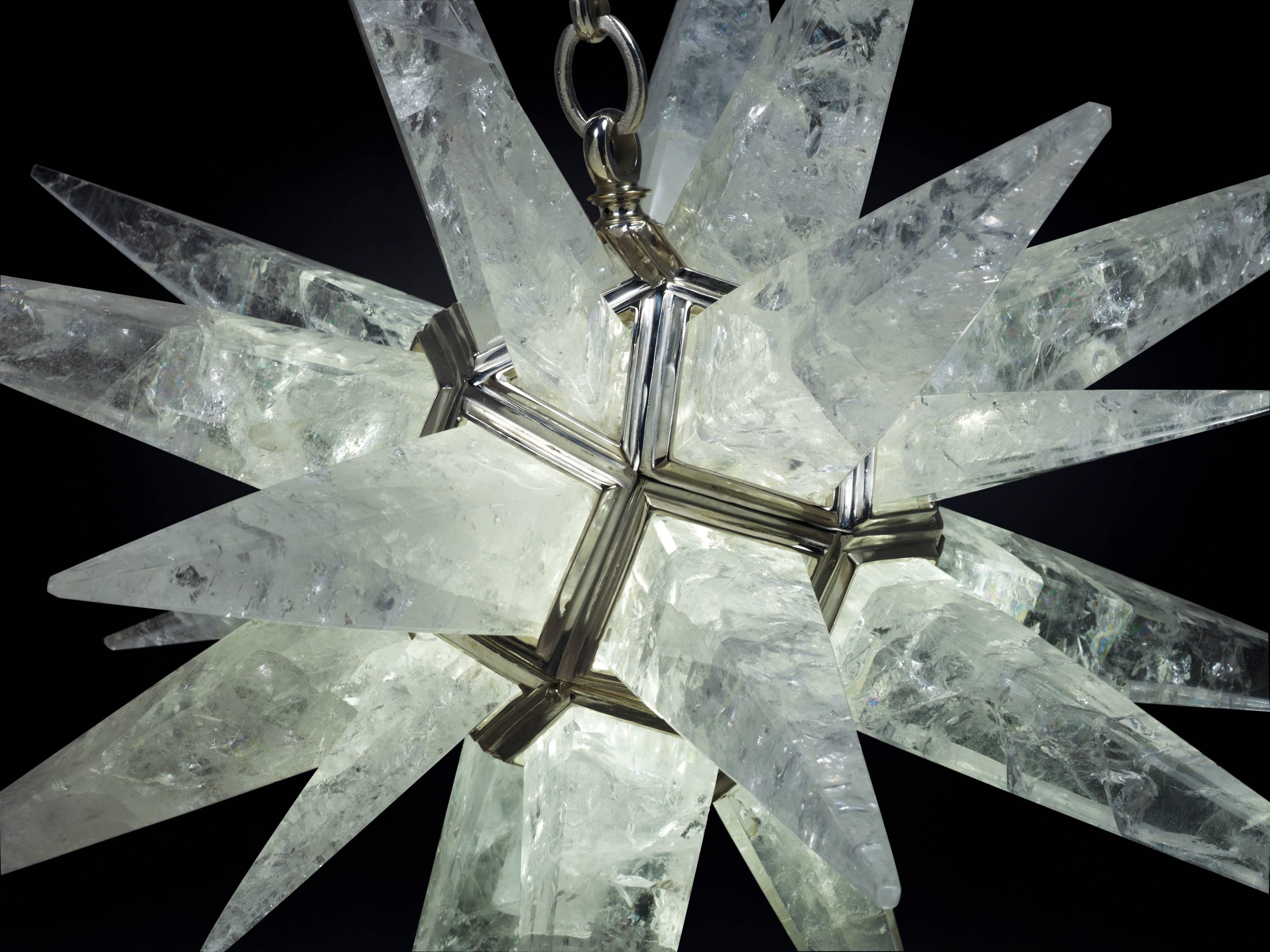 alexandre vossion rock crystal chandelier