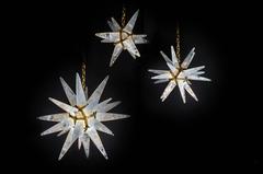 Rock Crystal Stars Chandeliers by Alexandre Vossion