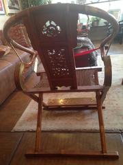 Pair of Well Preserved Hunting Chairs