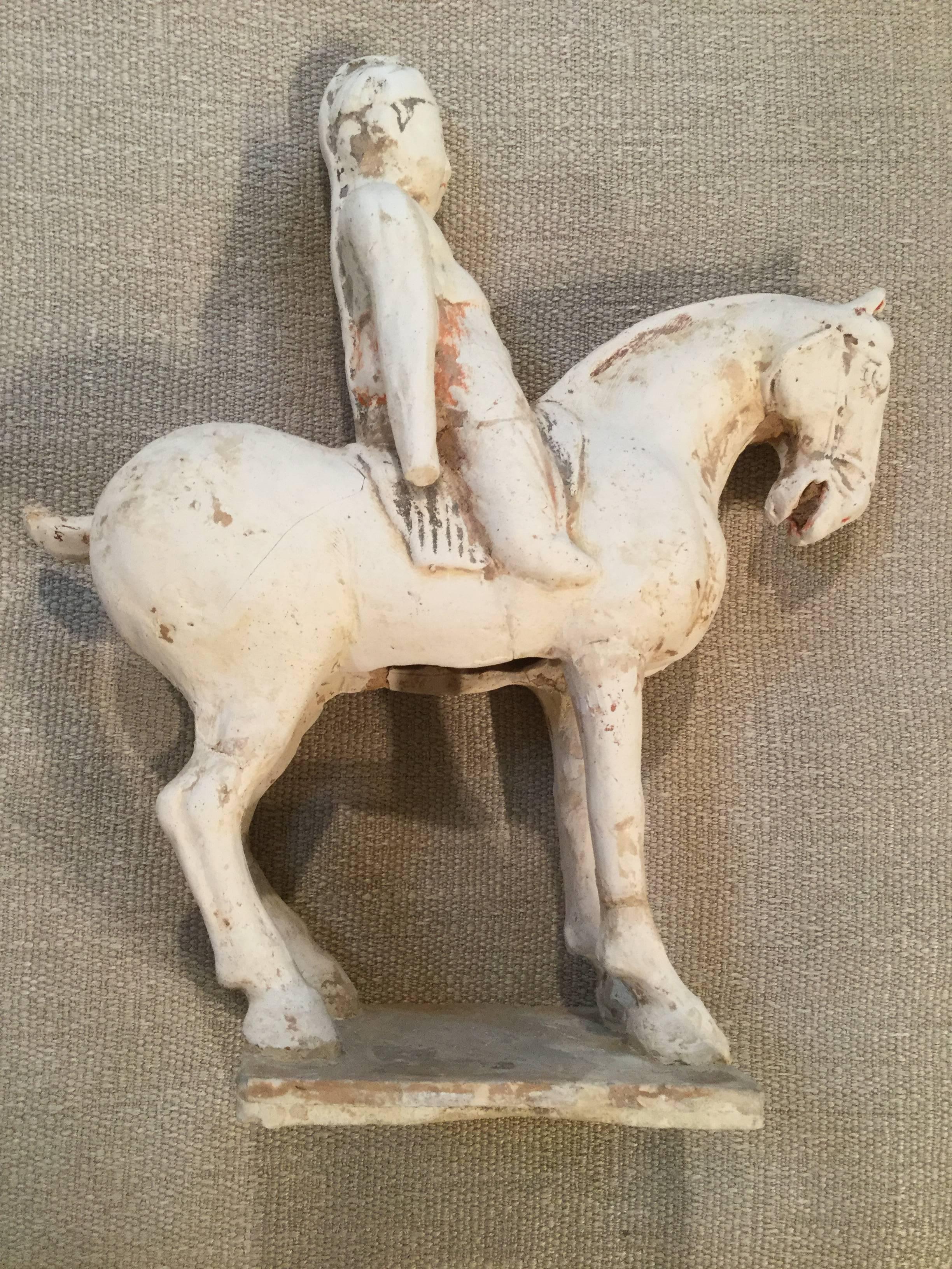 Chinese 1, 000-1, 600 Year-Old 'Sui Dynasty' Burial Horse Sculpture For Sale