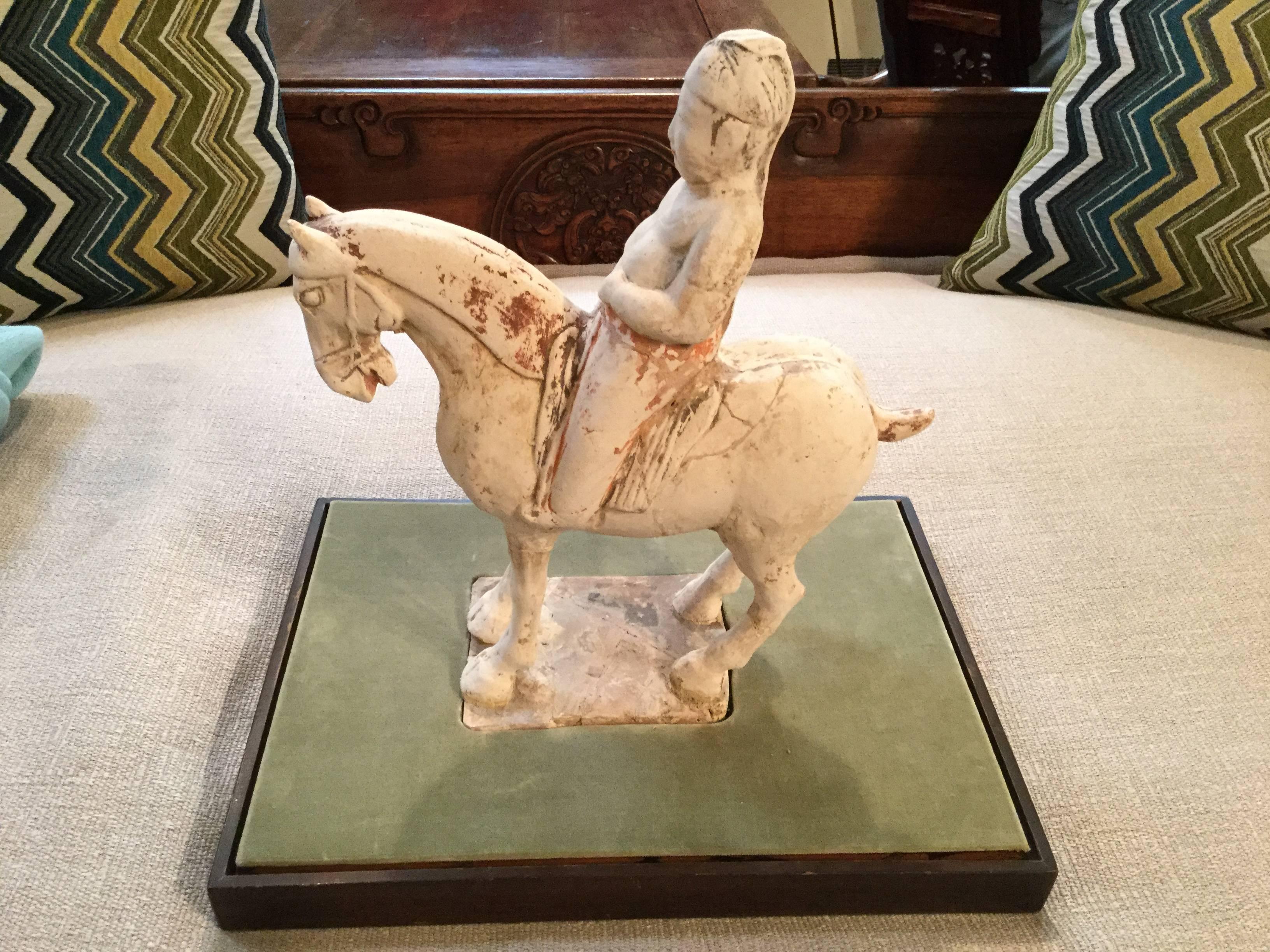 1, 000-1, 600 Year-Old 'Sui Dynasty' Burial Horse Sculpture For Sale 1