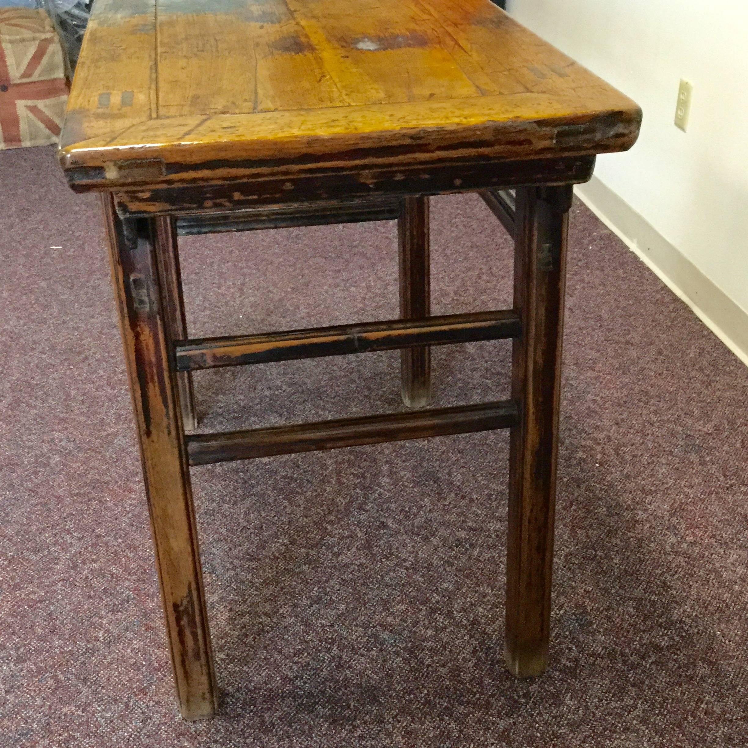 Hand-Crafted Chinese Wine Table Cypress Wood, 19th Century For Sale