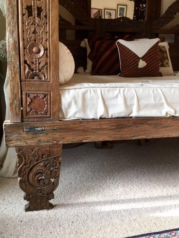 Classic Indonesian Teak Bed at 1stdibs