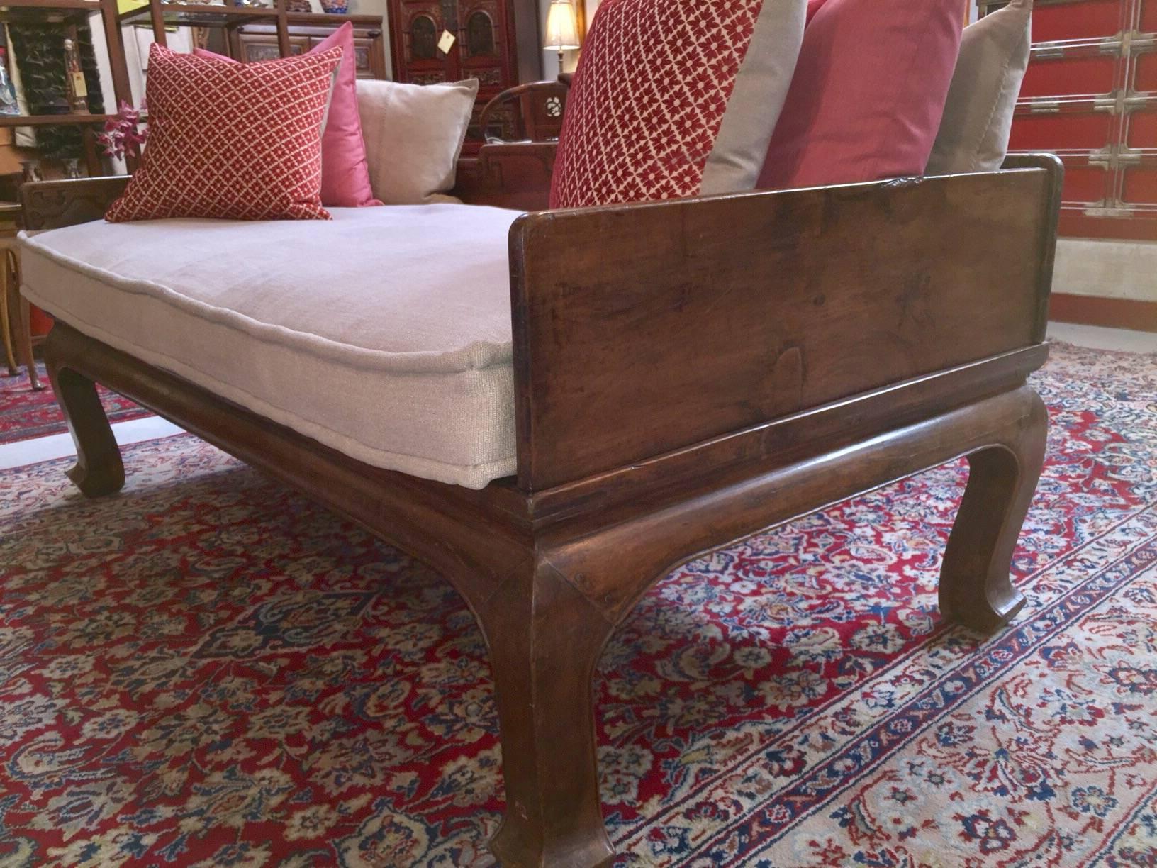 19th Century Ming Style Walnut Bed 2