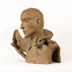Mary Frank Terra Cotta Sculpture, 1970