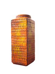Orange Bay Keramik West Germay Vase, circa 1960