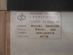 Serigraphy by Michel Seuphor Signed Dated and Numbered 62/75