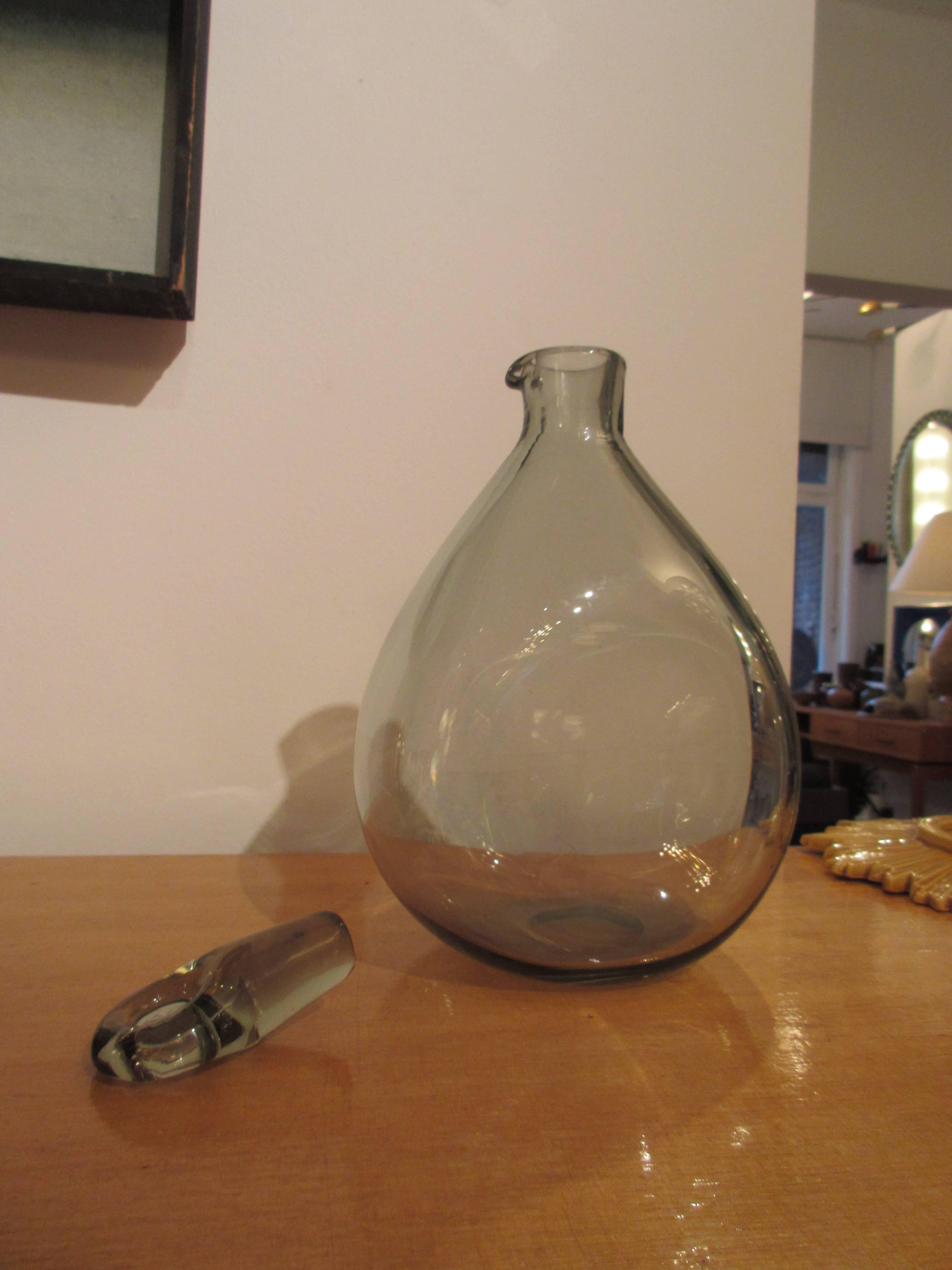 Mid-20th Century Asymmetrical Mid-Century Danish Carafe in the Style of Per Lüdken