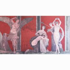 Neoclassical Print on Canvas