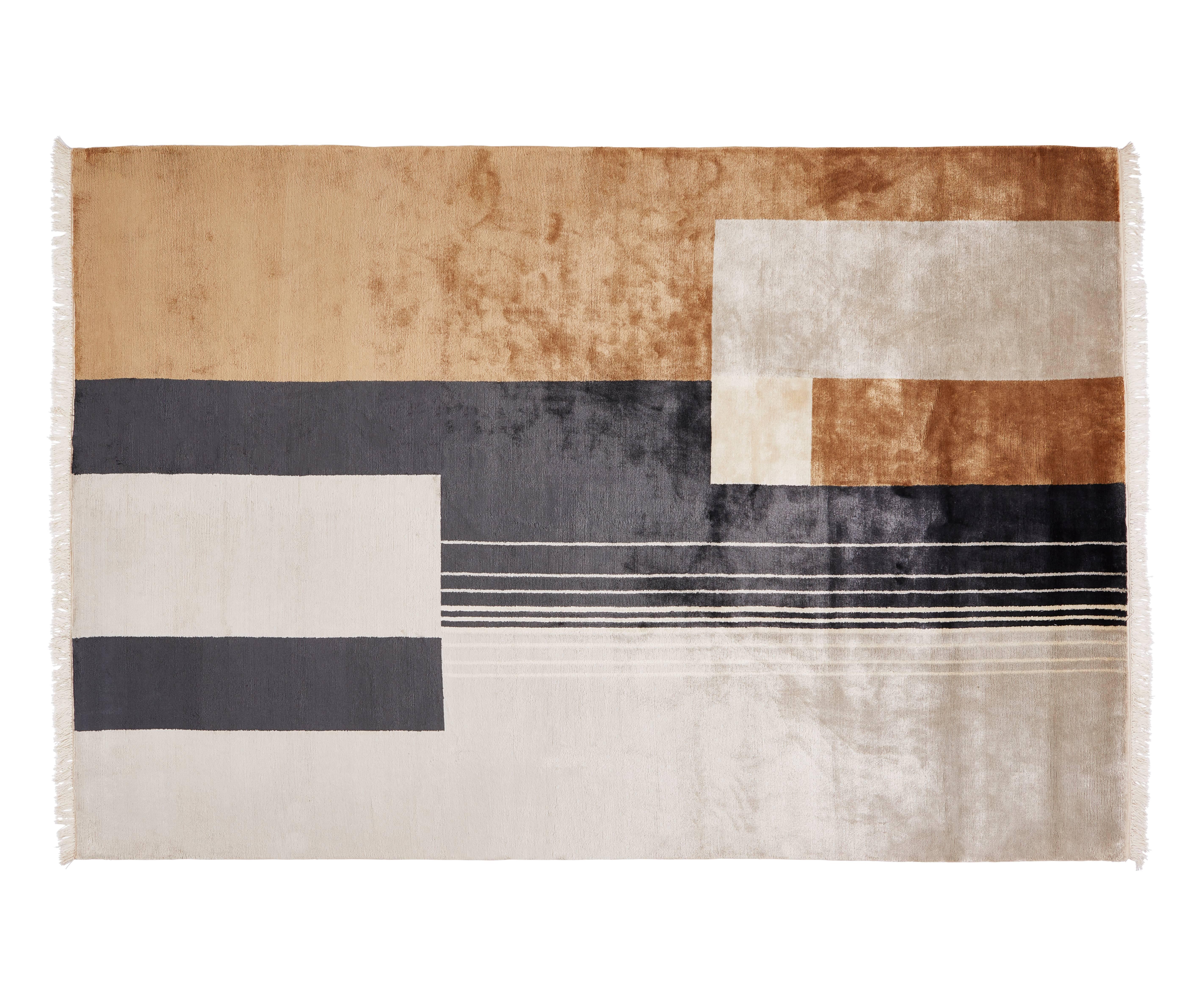 Block Patterned Rugs Block Rug For Sale at 1stDibs
