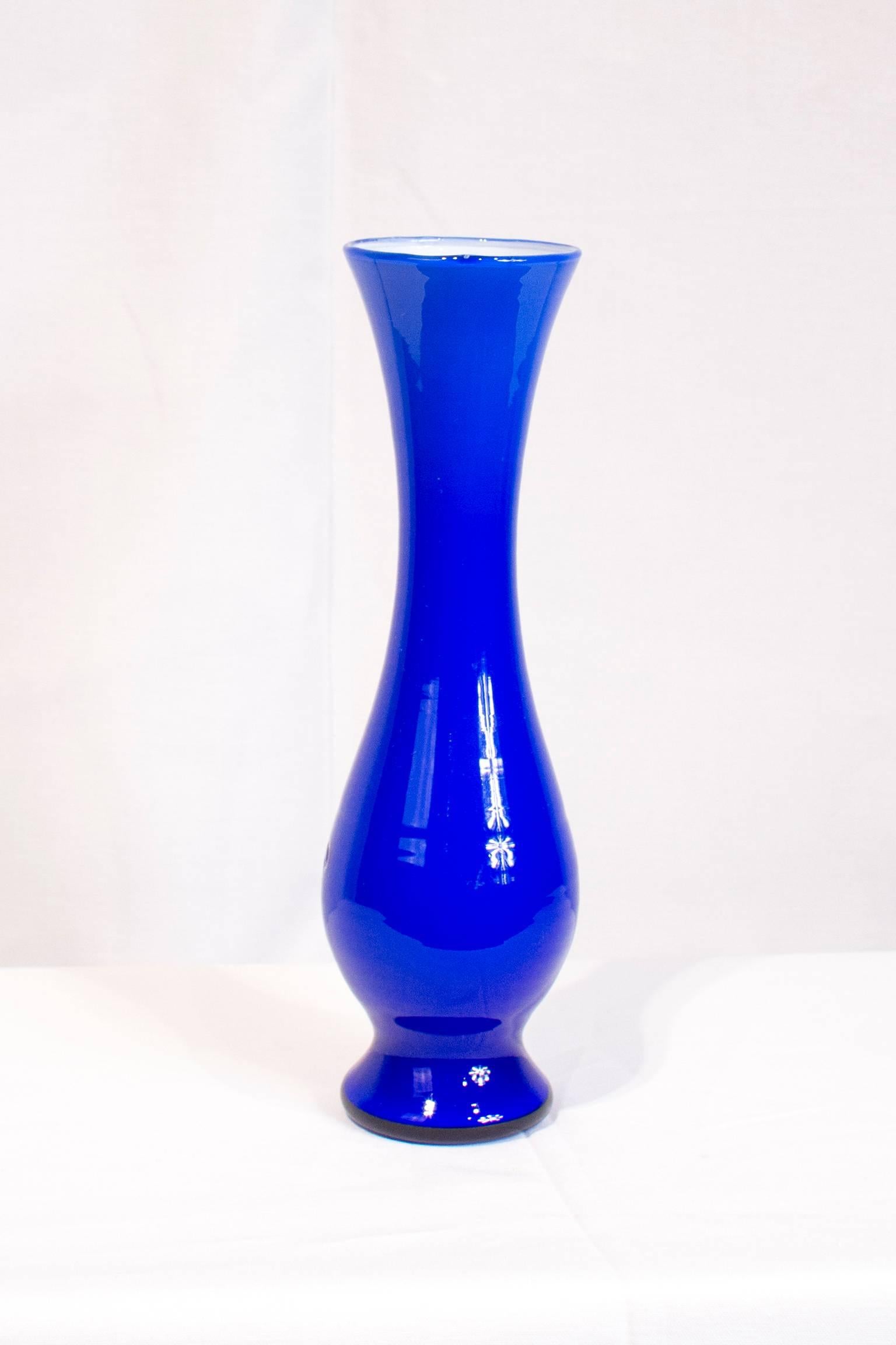 Hand-Crafted Empoli Art Glass Vases For Sale